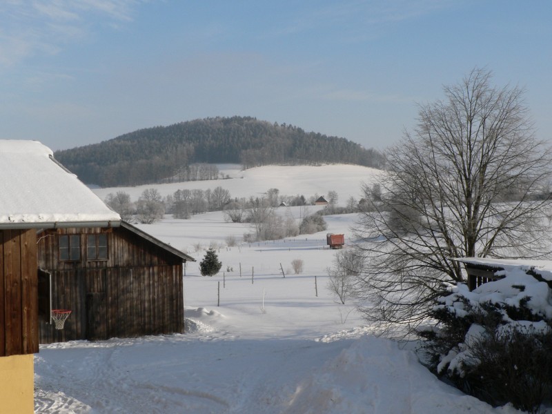 Der Schobertsberg im Winter.